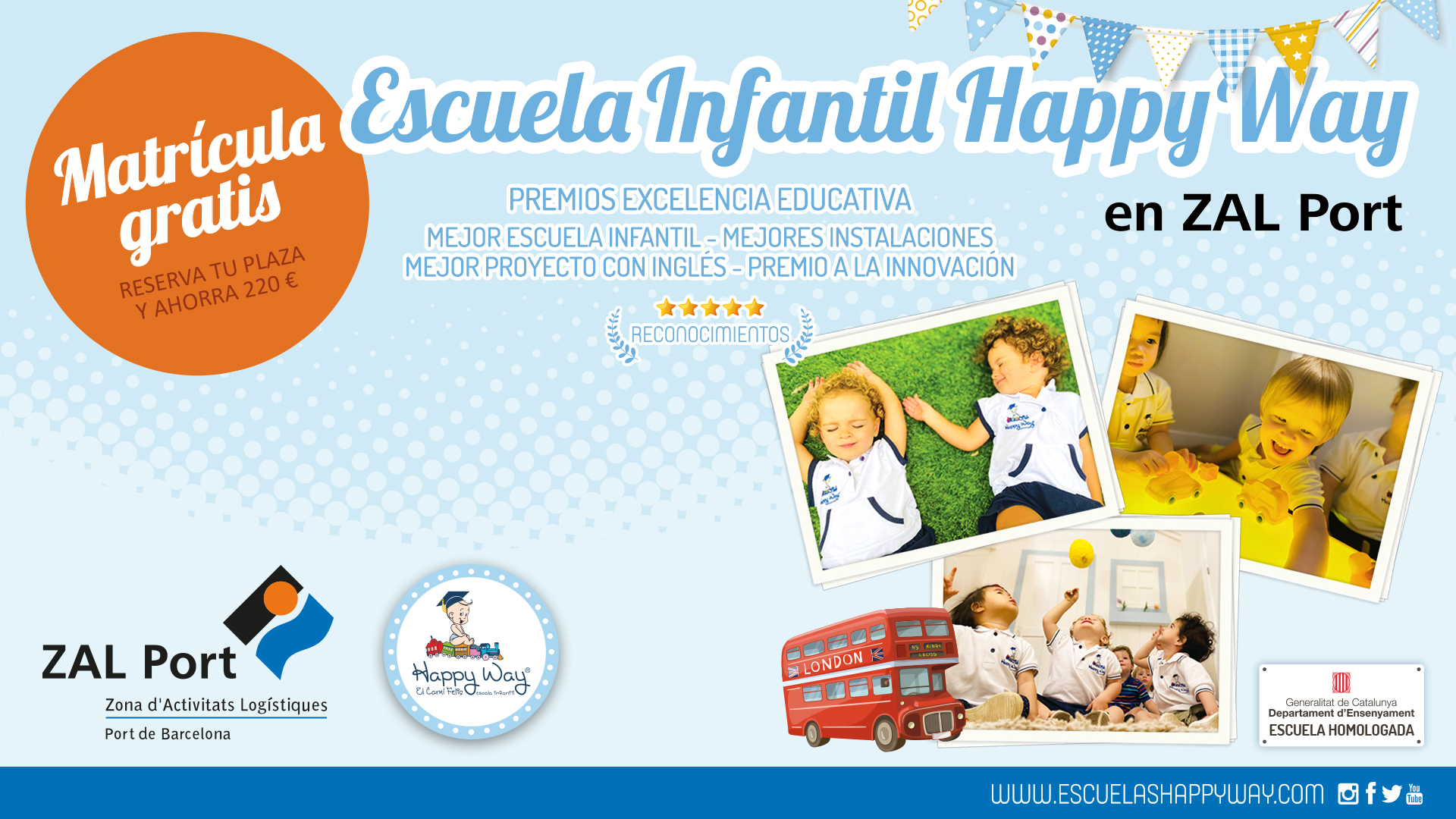 Read more about the article Obertura nova escola infantil Happy Way en la ZAL Port